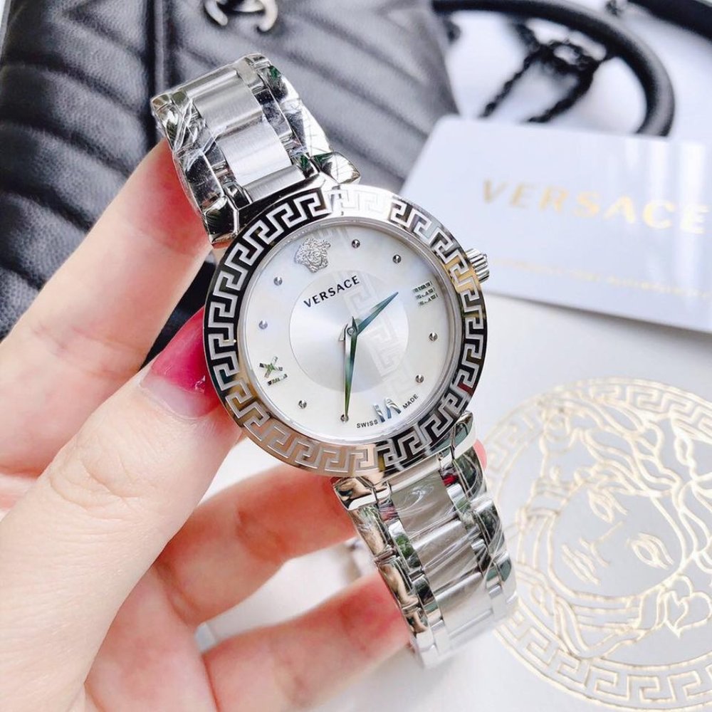 Versace Iconic White Medusa Ladies Watch